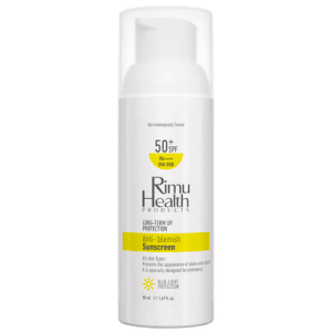Rimu Health Lekeli Ciltler İçin Cilt Tonu Eşitleyici Aydınlatıcı Güneş Kremi 50 mL