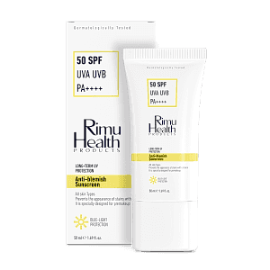 Rimu Health Lekeli Ciltler İçin 50 SPF Güneş Kremi 50mL