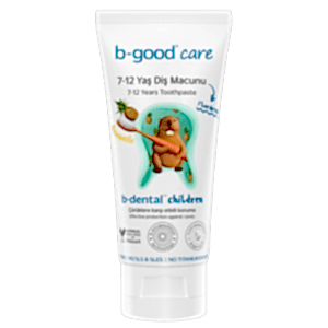 b-good care b-dental™ 7-12 Yaş Çocuk Diş Macunu Florürsüz-Ananas 50 mL