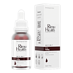 Rimu Health Canlandırıcı ve Cilt Tonu Eşitleyici Yüz Peeling Serum (AHA 10% + BHA 2%) 30mL