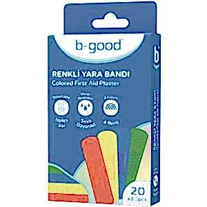 b-good care b-good Renkli Yarabandı 20'li