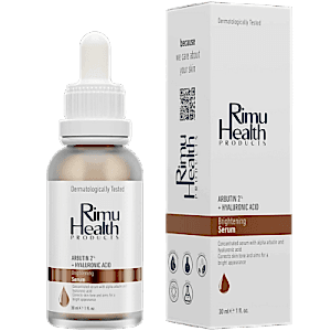 Rimu Health Cilt Tonu Eşitleyici ve Lekeli Ciltler İçin Yüz Serumu (Arbutin %2 + Hyaluronic Acid) 30mL
