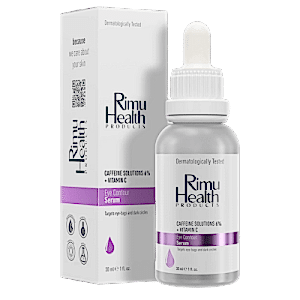 Rimu Health Göz Altı Aydınlatıcı ve Kırışıklık Karşıtı Bakım Serumu (Caffeine 6% - Regu Age) 30mL